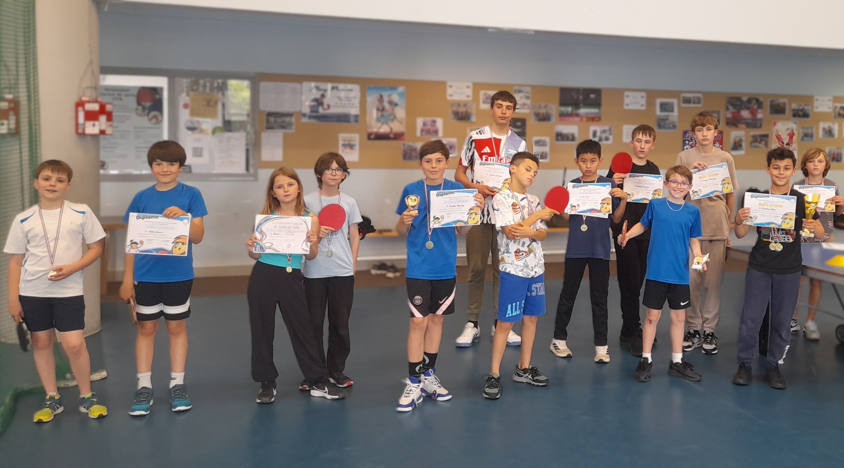 Podium des jeunes